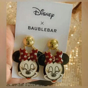 New  Baublebar Disney Minnie Mouse Earrings